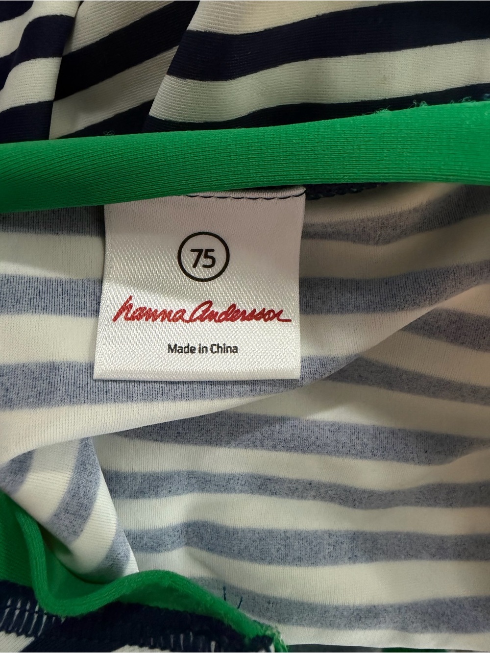 Hanna Andersson Stripe Colorblock Short Rashguard - Picture 9 of 9